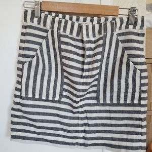 Madwell strip skirt